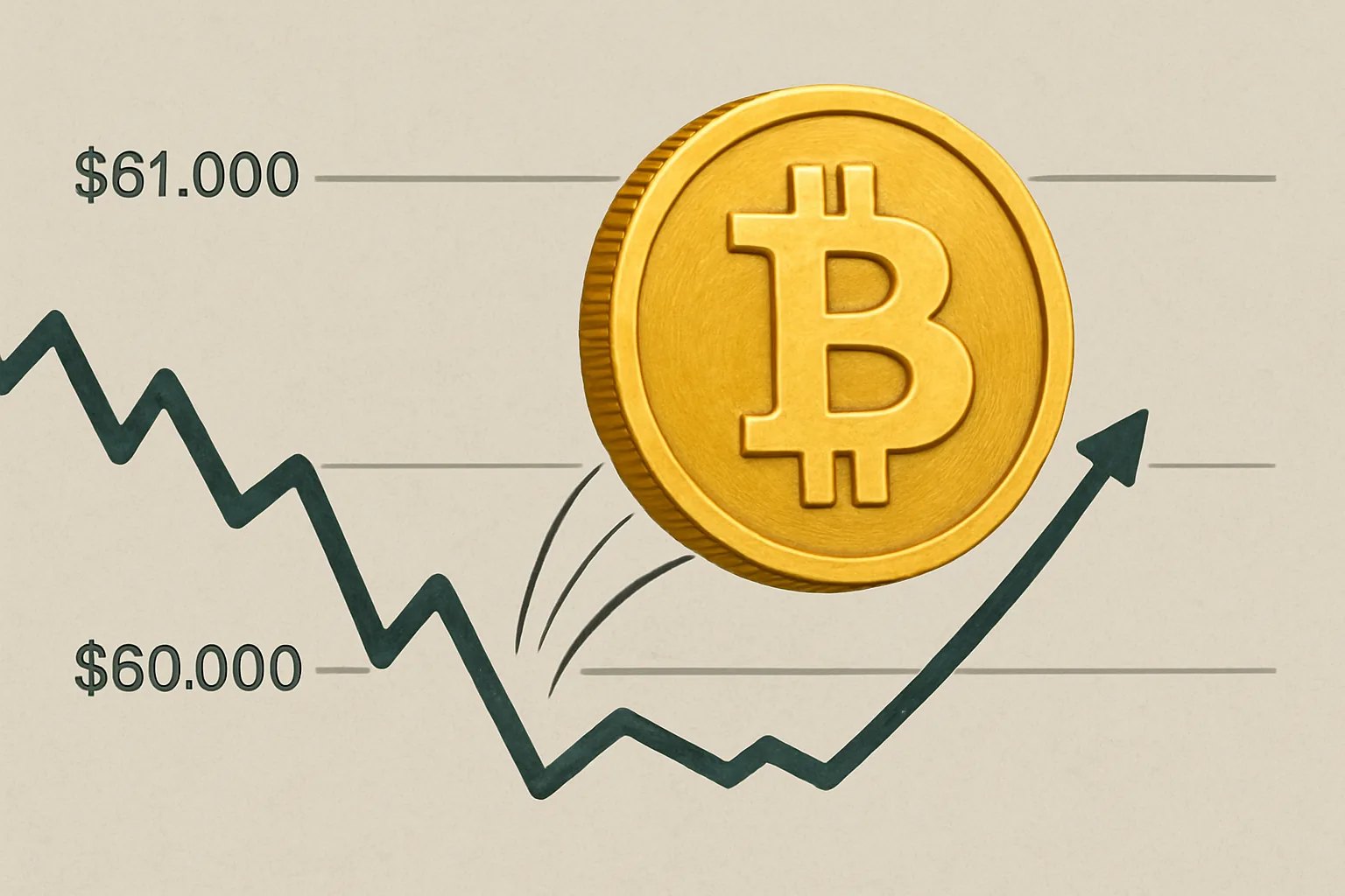 Bitcoin’s rebound above $61,000 does not erase the warning from its $1.6 billion leverage flush