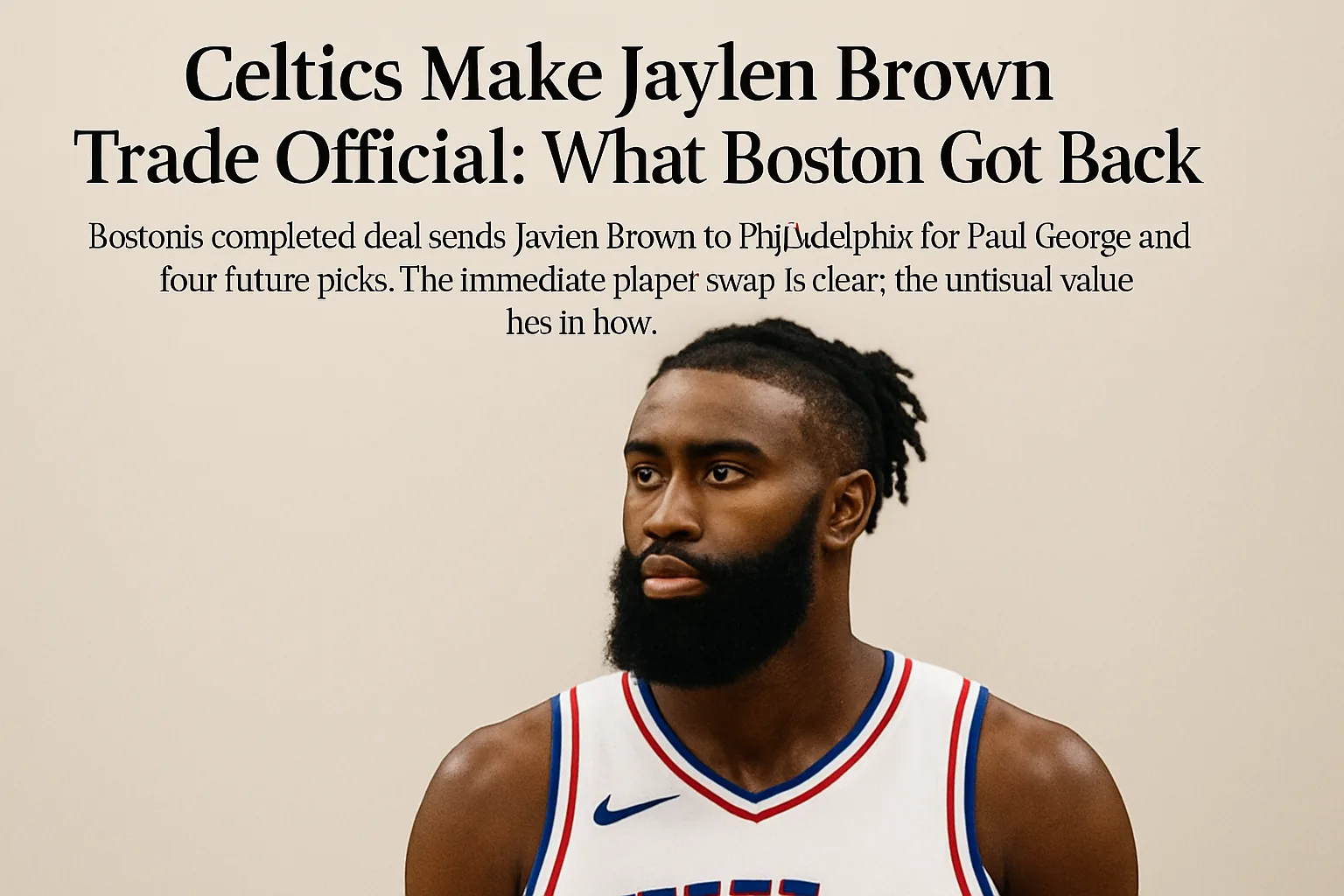 Celtics Make Jaylen Brown Trade Official: What Boston Got Back