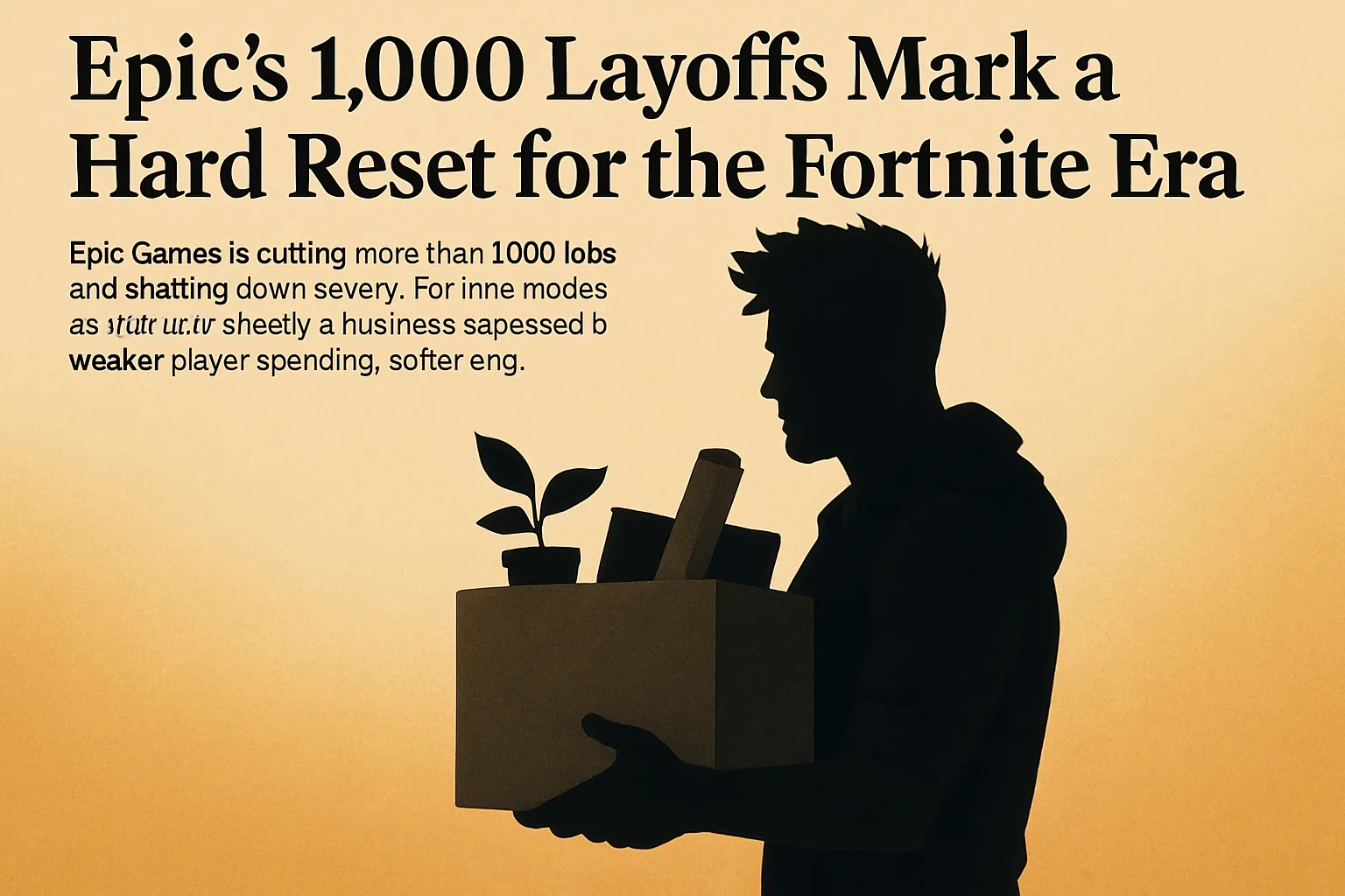 Epic’s 1,000 Layoffs Mark a Hard Reset for the Fortnite Era