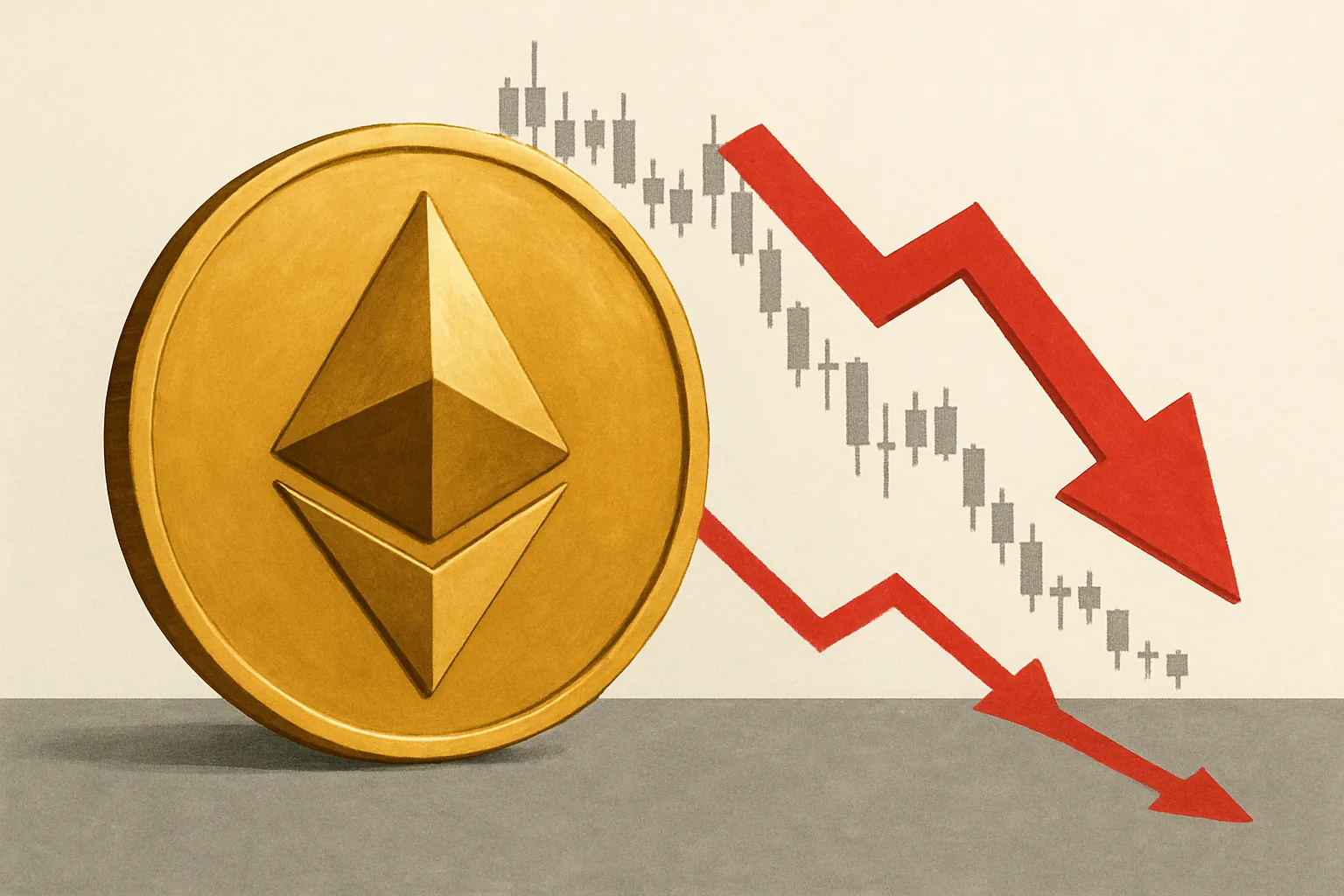 ETH Falls Below $2,000 as Traders Warn of More Downside