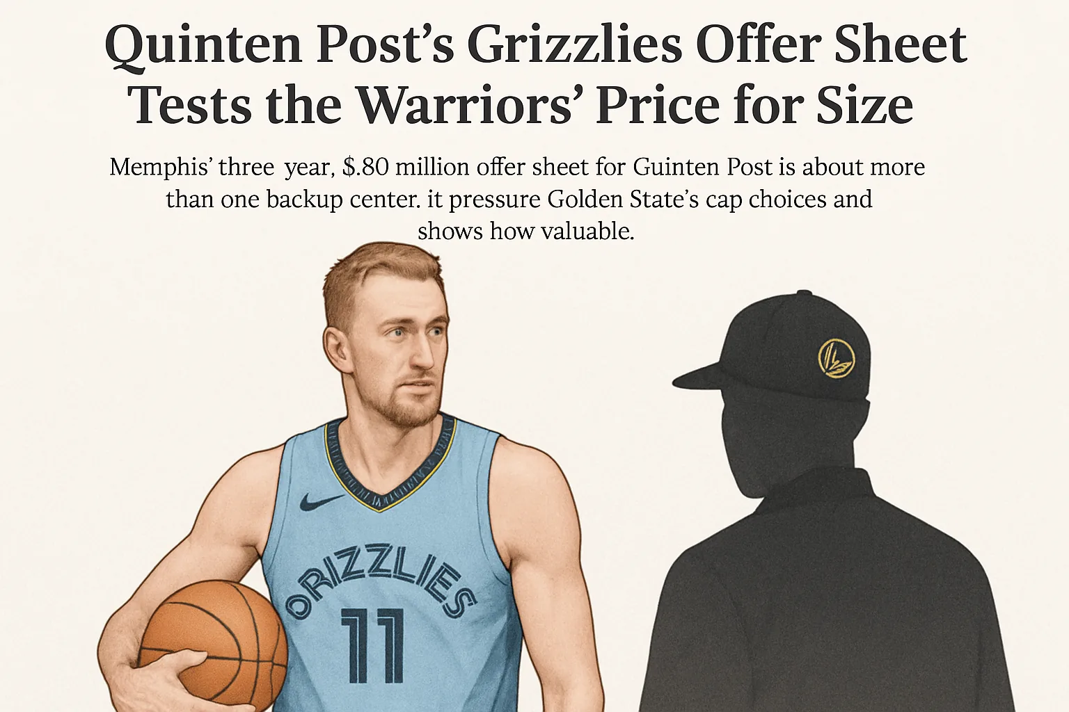 Quinten Post’s Grizzlies Offer Sheet Tests the Warriors’ Price for Size
