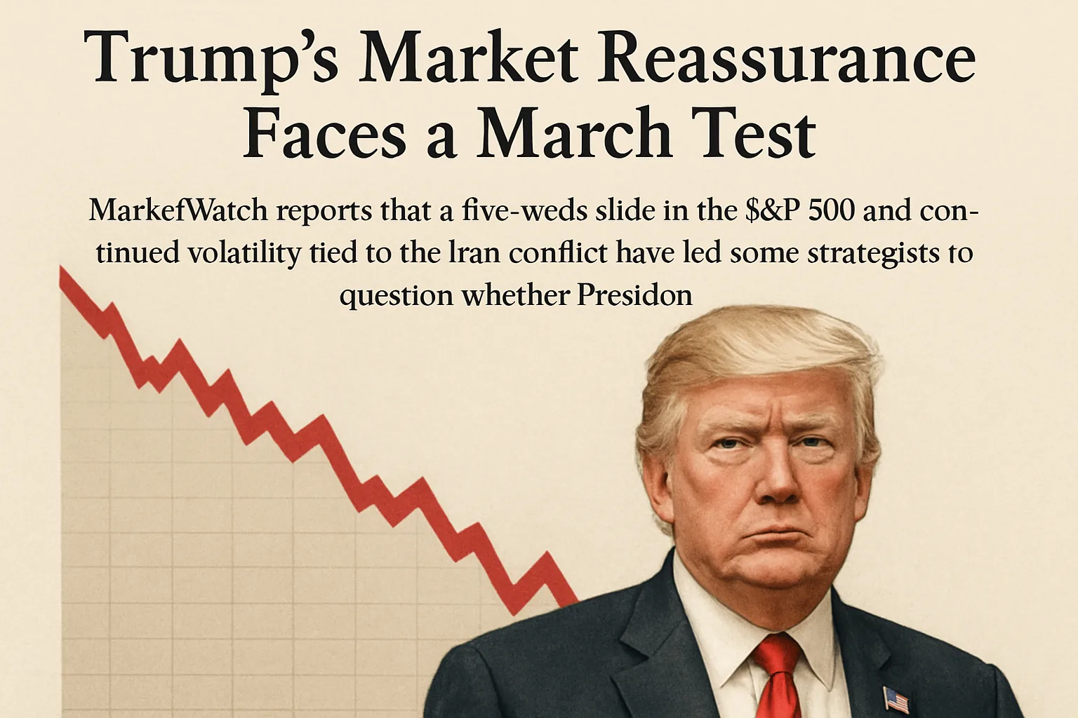 Trump’s Market Reassurance Faces a March Test