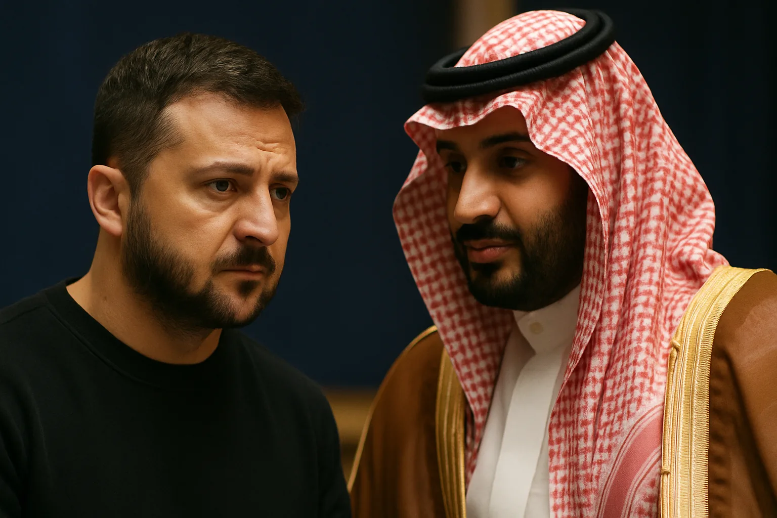 Zelenskyy Seeks Saudi Support as U.S. Considers Redirecting Ukraine Aid to Middle East